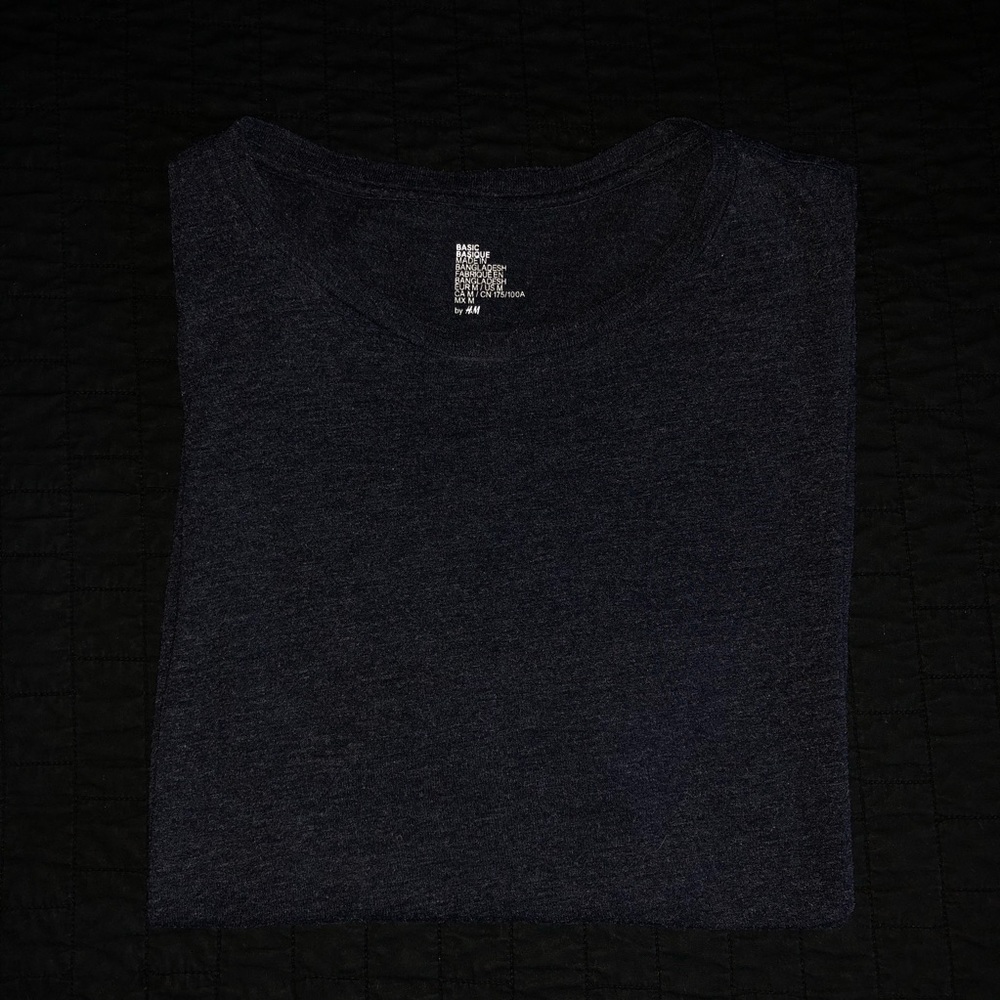 Heather Navy H&M Tee M